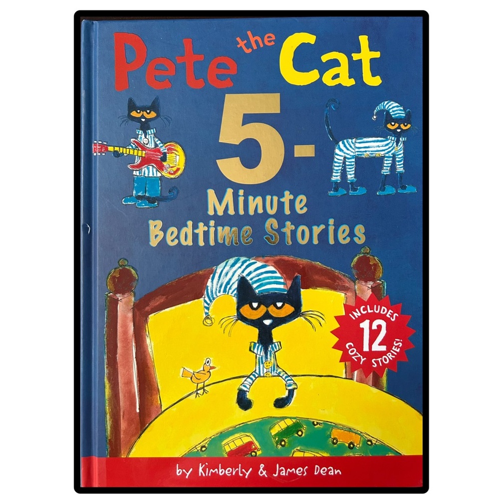 BUNDLE & SAVE 🐾 Pete the Cat 5-Minute Bedtime Stories Hardcover Book